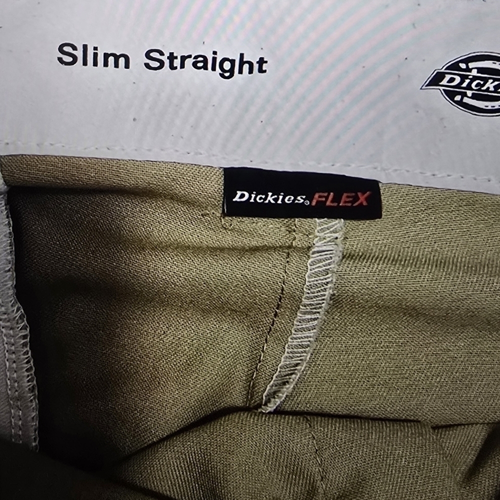 Dickies Cargo women’s Pants Size 36 Beige Slim Straight trouser - Picture 3 of 8